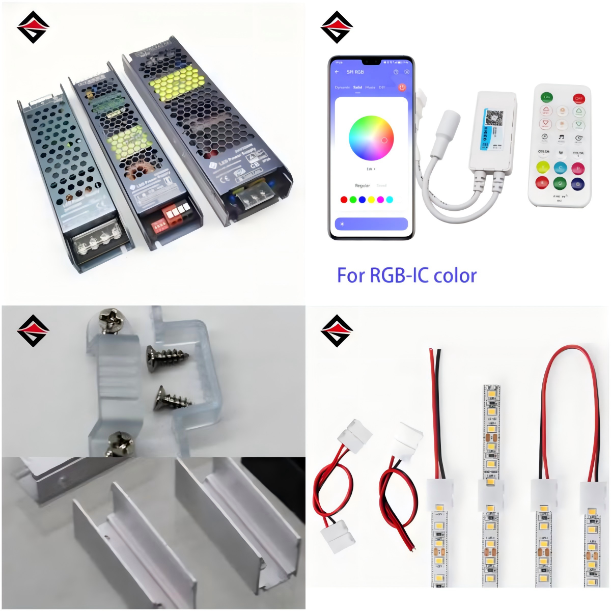 LED işıq zolaqları üçün hansı aksesuarlara ehtiyacınız var