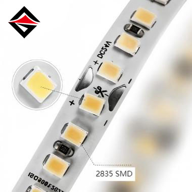 Niyə aşağı gərginlikli monoxrom yüngül zolaqlar alarkən 2835 lampa muncuqunu seçirsiniz?